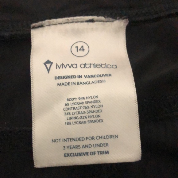 Discontinued ivivva athletica dance studio pants size 14 - Picture 5 of 5